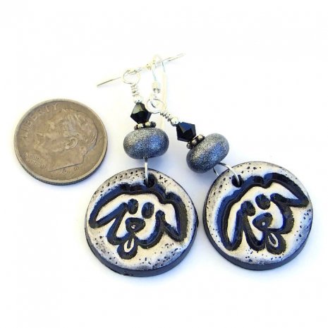 ShadowDogDesign's tweet photo. New! Sweet Silver, Gray &amp; Black #Puppy #Dog Face #Earrings - Perfect for the #DogLover https://t.co/FVrdkYlakA  via @ShadowDogDesign #DogRescue #Handmade #DogEarrings https://t.co/iFKskK3G11