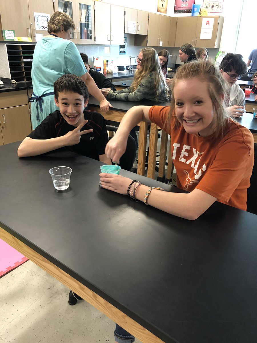 We made slime today!