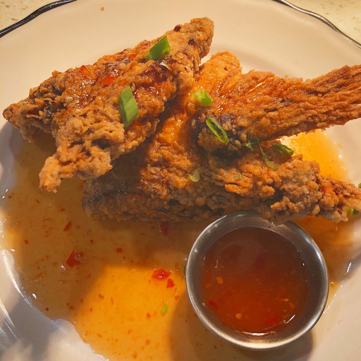 RiverOysterBar's tweet photo. Crispy Fish Collar is where you find the fattiest, richest, most delicious meat on the fish ๐ โ
โขโ
โขโ
#miami #fishcollar #fresh #brickell #foodie #food #fish #foodporn #delicious #florida #yummy #seafood #love #yum #Miami #dinner #collar https://t.co/sO4vG6rDvg