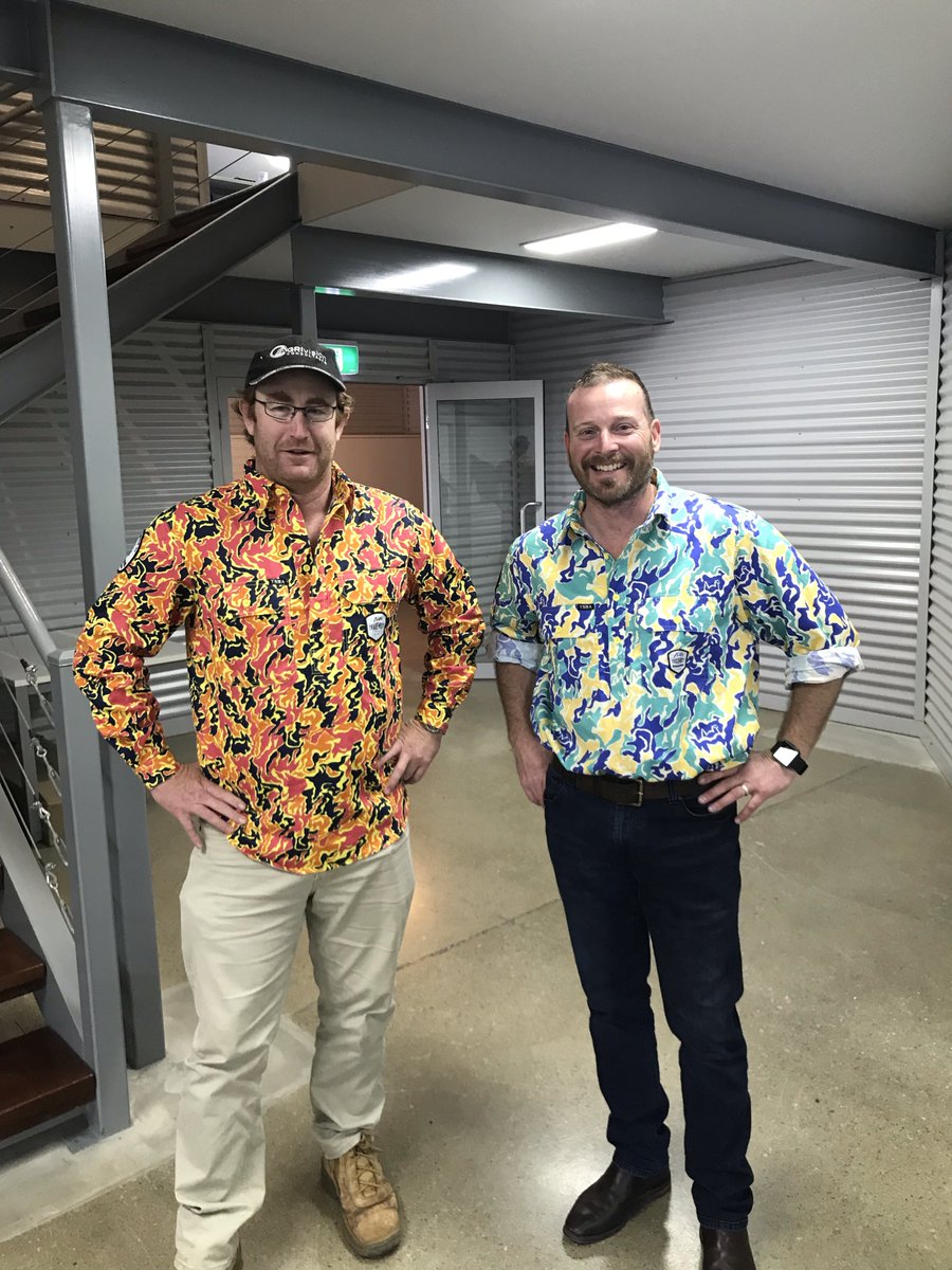 Ben Whykes and @bradBbennett  showing off their <a href="/trademutt/">TradeMutt</a> shirts, supporting mental health awareness. Check out their website and start the conversation! trademutt.com  #MentalHealth