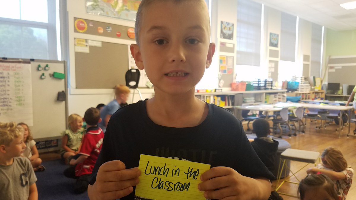 FirstInRoom219's tweet photo. #TheMightyThunderstorm day 1 of #BowlOfFun had us eating lunch in the classroom #Yum #flashBOOM #27daysleftin1st :'( https://t.co/i9dB5v2fGd