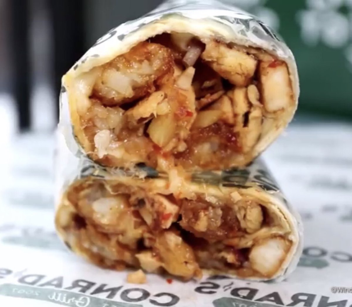 When Tuesday hits you like a ton a bricks, ease the pain away with a extra Tot-Filled “Dweeb” 😋 #ConradsGrill #ConradsGrillChicago