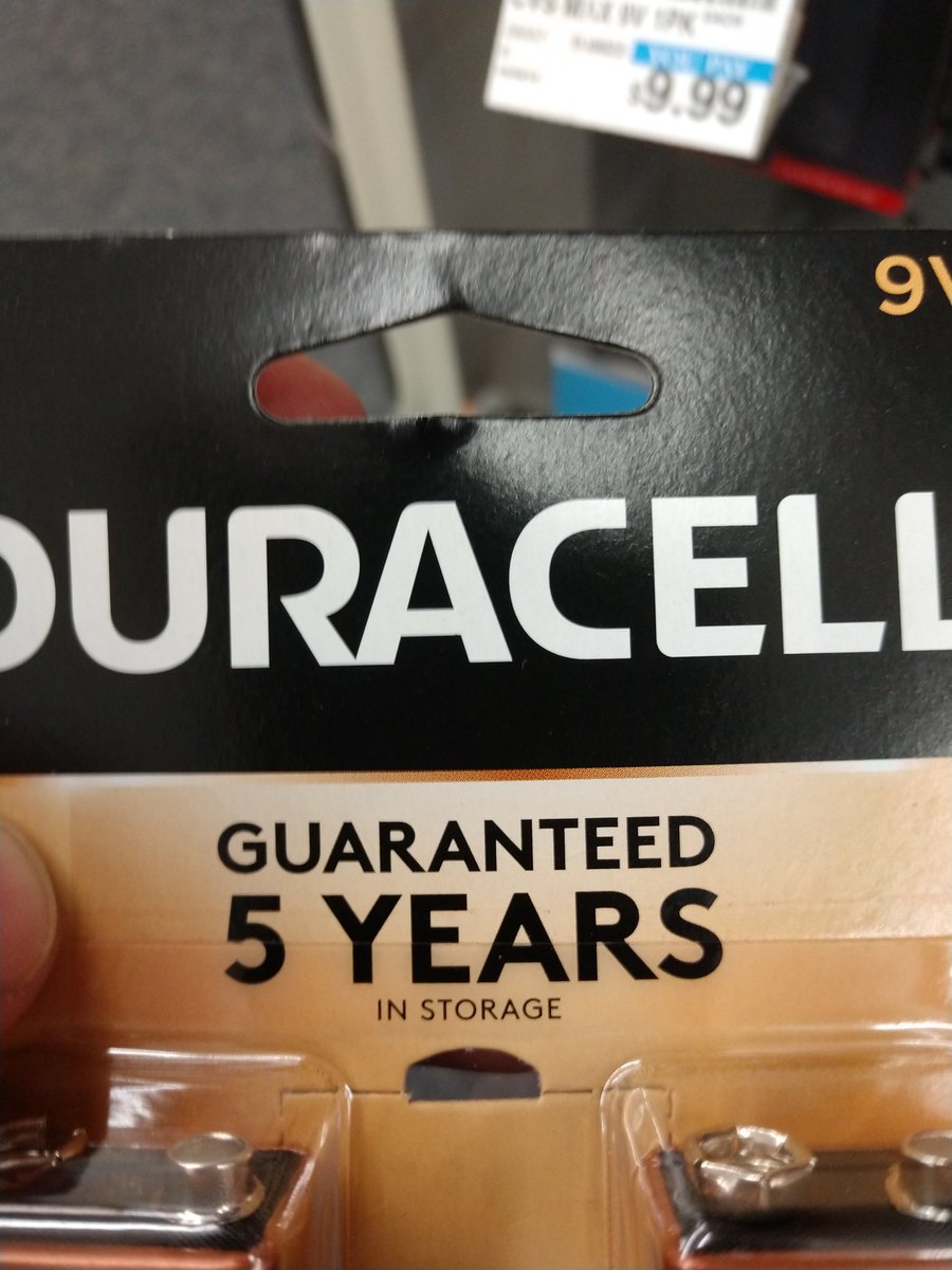 actualreverend's tweet image. So if the battery at @cvspharmacy is guaranteed for 5 years in storage, but is already 3 years old, how long is it good for in a smoke detector? #adultmath