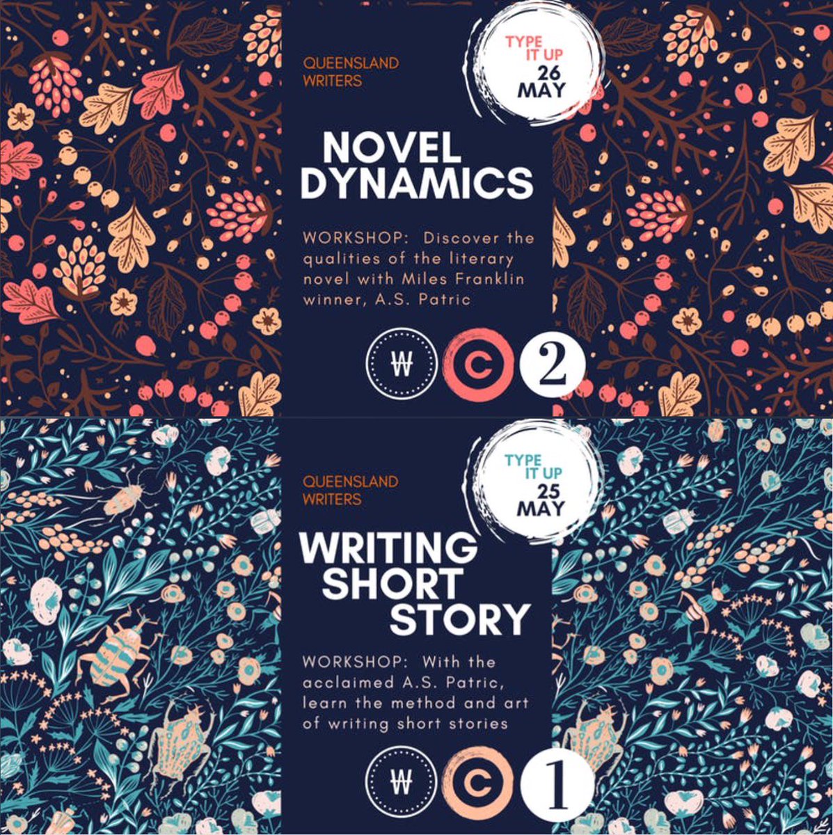 Rrrattler's tweet photo. I'm looking forward to teaching Novel Dynamics and Short Story-Method and Art in a couple of weeks at Queensland Writers Centre. Couple of links below if that sounds useful and you're in Brisbane.

Cheers @qldwriters 

https://t.co/yFGj1XNmAF

https://t.co/PuH82OrGT0 https://t.co/LdWBCxiXtR
