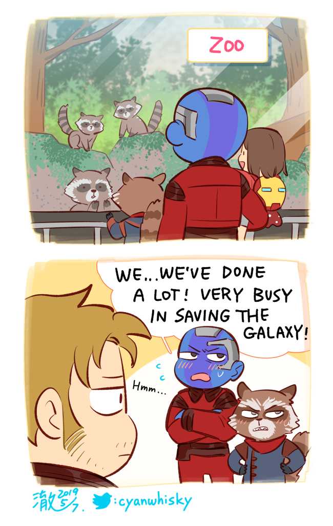 #AvengersEndgame #nebula #RocketRaccoon save the galaxy again? 