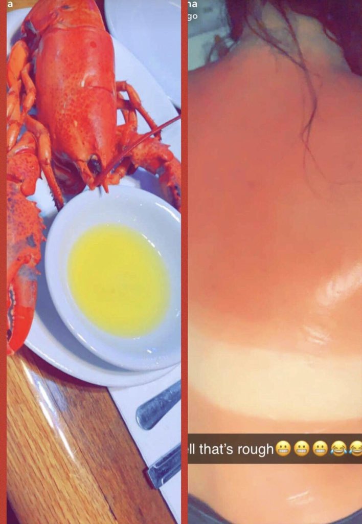SandraGosserand's tweet photo. Took you are what you eat a little too serious🤷🏻‍♀️🦞 https://t.co/HkzPo4Nsxl
