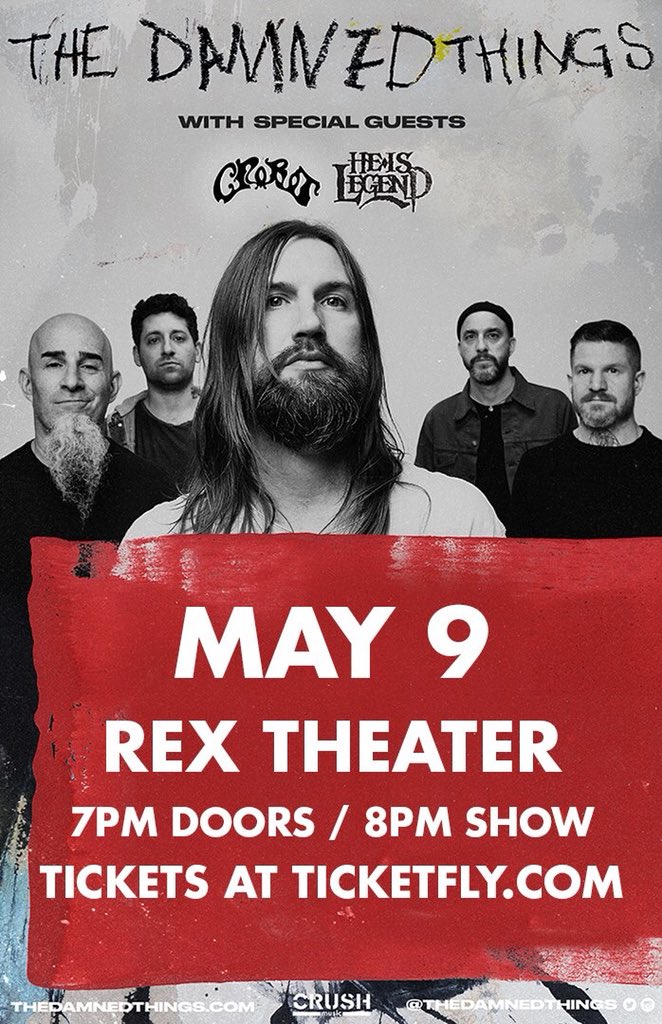 For real in 2 days we are doing the damned thing with <a href="/thedamnedthings/">The Damned Things</a> <a href="/HeIsLegendNC/">He Is Legend</a> and <a href="/Crobotband/">Crobot</a> in #Pittsburgh at <a href="/RexTheater/">Rex Theater</a> so retweet this and tell a friend.