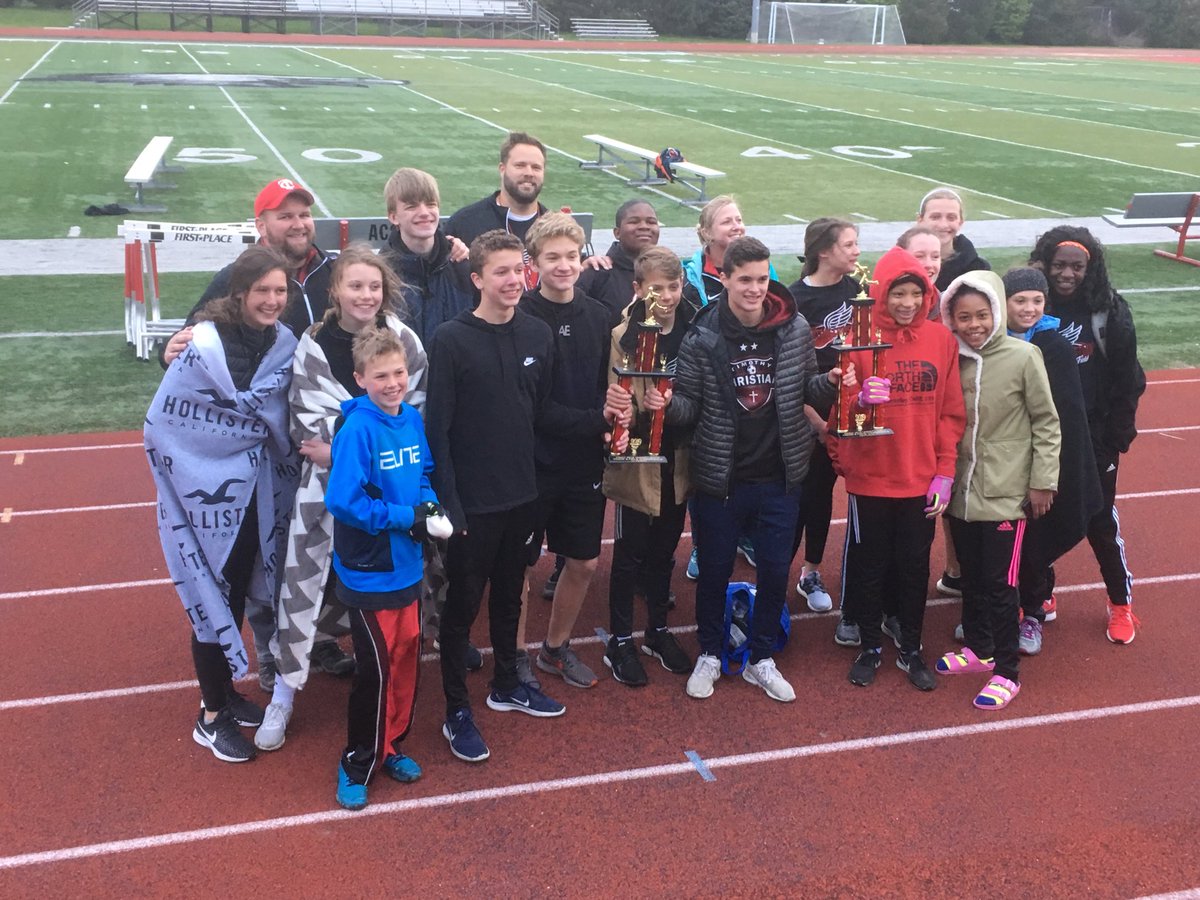 Coachlegrand's tweet photo. .⁦@TCSAthletics⁩ congrats to TC middle school boys and girls track teams and coaches. They both placed in 1st place at conference track meet! #TCPRIDE #champs https://t.co/rMaLEMQ0rE