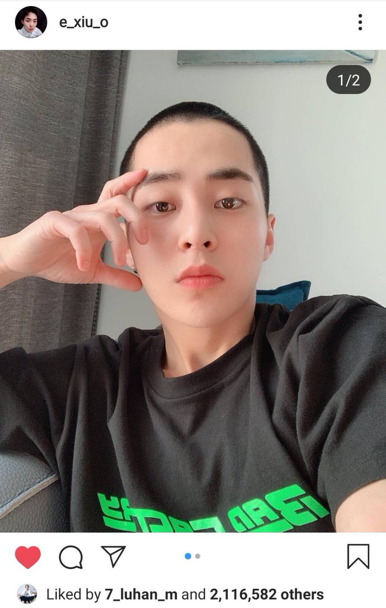 막내 시우민 tweet media