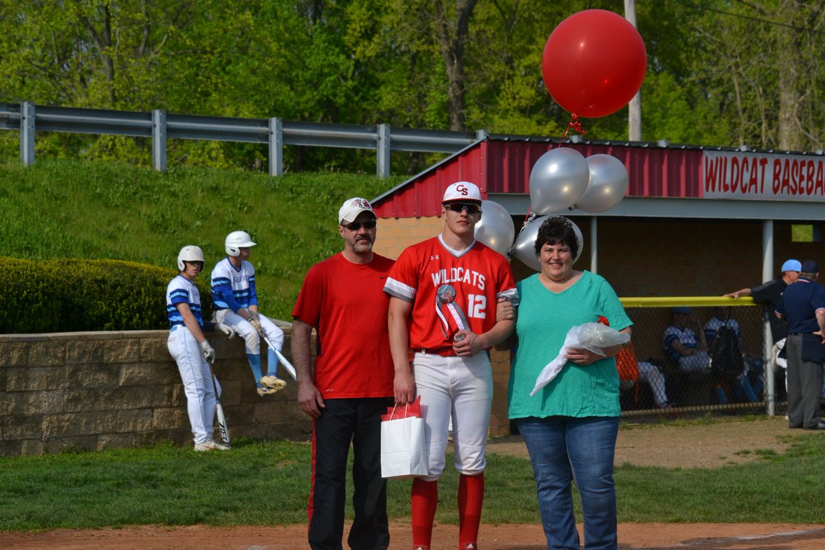 kstauff14's tweet image. Congrats to our 2019 Wildcat baseball seniors, JC Philippi, Dalton Frey and Nathaniel Little. We wish you the best in the future!