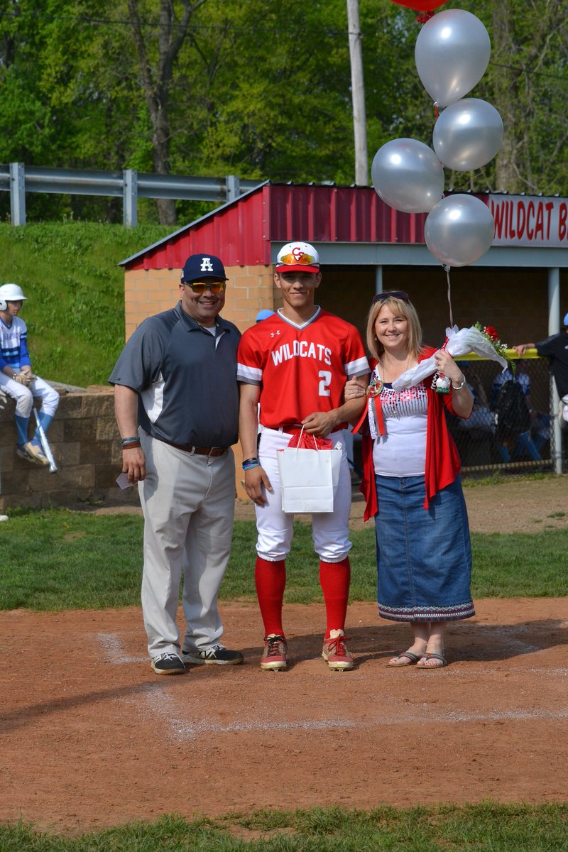 kstauff14's tweet image. Congrats to our 2019 Wildcat baseball seniors, JC Philippi, Dalton Frey and Nathaniel Little. We wish you the best in the future!