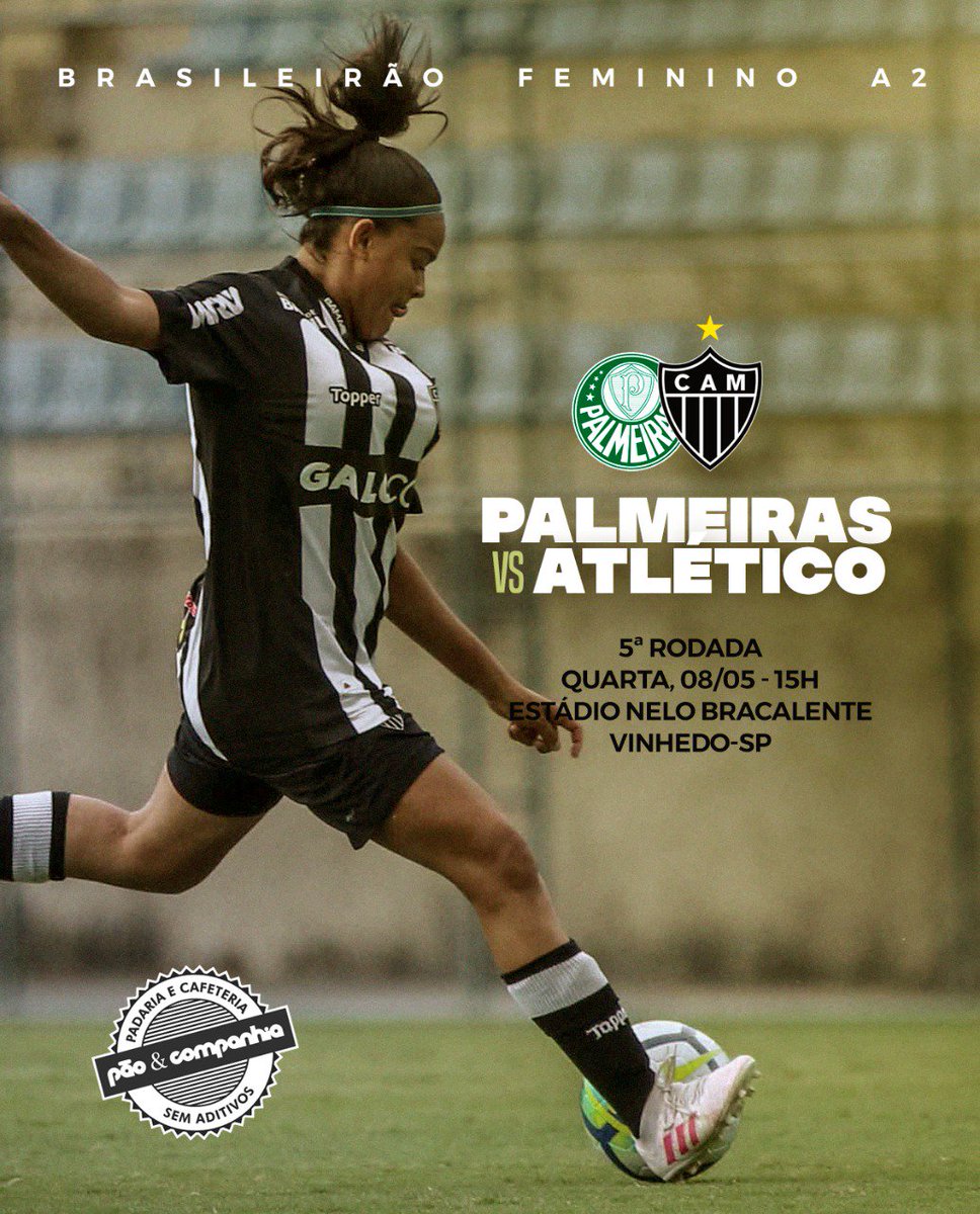 GaloFFeminino's tweet photo. Vamos para a última batalha no #BrasileirãoA2.
Aqui é #Galo! #FutebolFeminino 
#MeninasDoGalo 👧🏻👧🏼👧🏿 https://t.co/vn3NLx5oPE