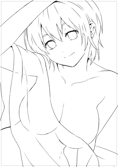 pen入れまで、明日以降色ぬり 