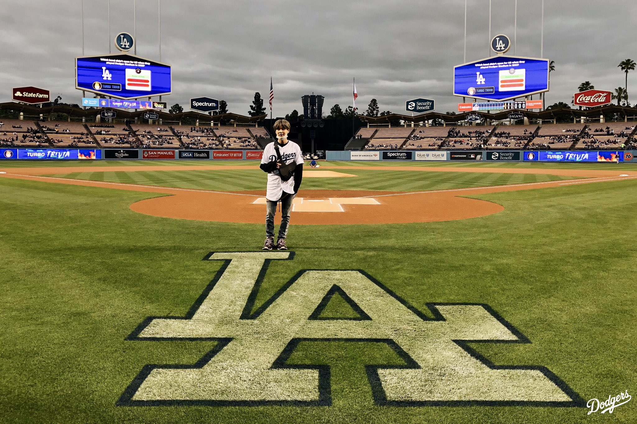 LA Rams and LA Lakers and LA Dodgers Kobe Bryant Corey Seager