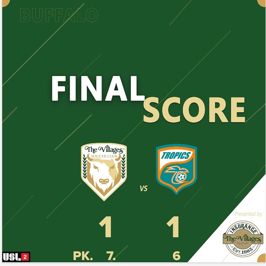 An unbelievable game! <a href="/lakelandtropics/">Lakeland Tropics</a> and our players gave their all. Great game! <a href="/opencup/">U.S. Open Cup</a>
<a href="/USLLeagueTwo/">USL League Two</a>