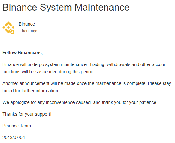 Bitfinexed's tweet photo. So does anyone remember that in July 2018, there was a mysterious 'hack' on Binance where 7000 BTC was also withdrawn and an emergency maintenance?

https://t.co/xPfAldU5qM https://t.co/5Ap5awAt2k