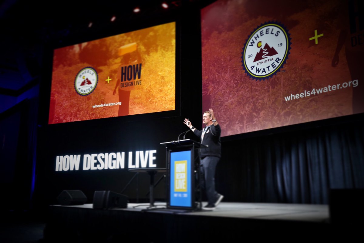 justinahrens's tweet photo. Thank you #HOWDesignLive2019 for a great start! Had an amazing workshop with @impactologie, a fun opening with @Wheels4Water and #WalkWithGete, and tomorrow morning come see my talk about self promotion, culture and being awesome at 10am in E353! #HOWdesignlive #HOW4GOOD https://t.co/BIBKLt54tZ