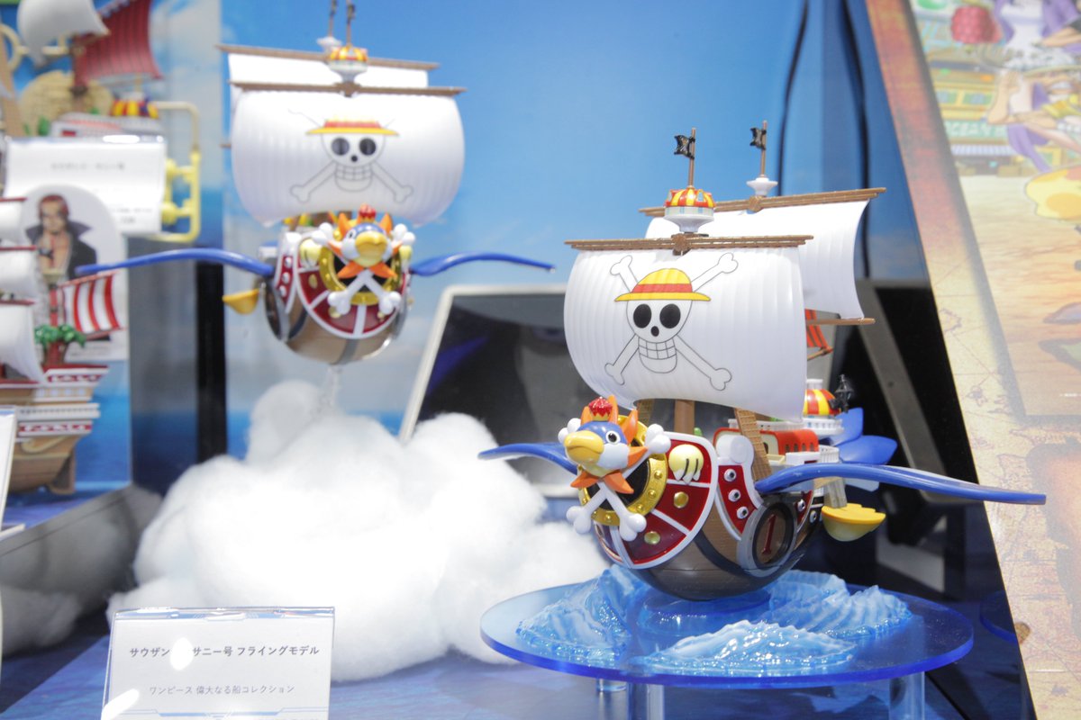 Bandai Spirits ホビー事業部 劇場版 One Piece Stampede に登場の サウザンド サニー号フライングモデル を初展示 ペンギンの翼は可動式 正面からのお顔もどうぞ Shizuokahobbyshow Onepiece 劇場版 Stampede T Co Xbu7fedqat