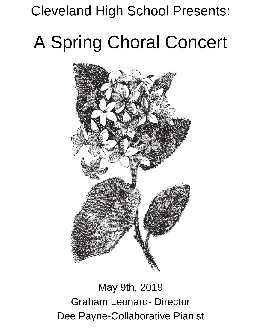 Come on out on Thursday night for a night filled with fantastic music! All 3 choirs have worked so hard this semester. The performance is at 7:00 PM and is $5. Come on out and support the chorus program at CvHS!