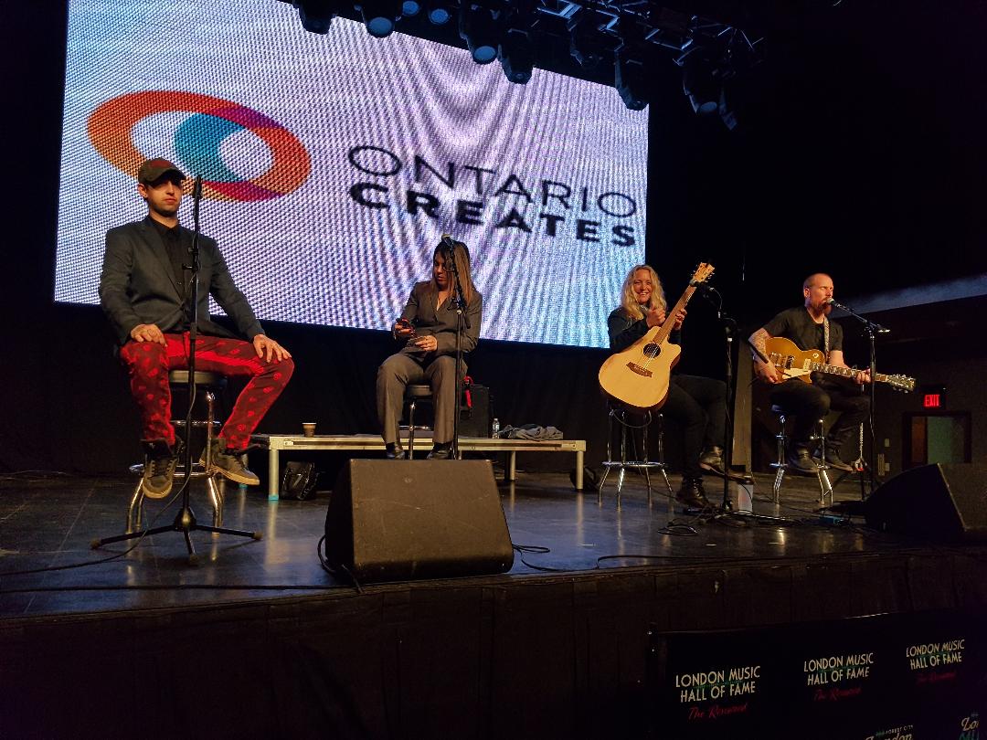 #Musicians4MentalHealth at @fclmalondon #SoundCheckforSuccess @denigauthier @TylerStewart88 @SarahSmithMusic @vibewithlola @CMHAMiddlesex