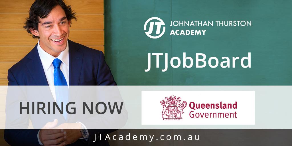 JT_Academy's tweet photo. JOB ALERT: Queensland Government is hiring now!
View the JTJobBoard here: https://t.co/HkIXVG6Z0U
#jtacademy #jtjobboard #jtemployindigenous #jtsucceed #jobalert #hiringnow #governmentjobs https://t.co/NF9Ox4fMGH