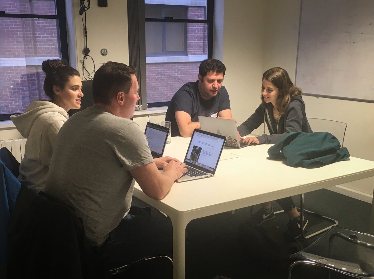 Watch out for oncoming developers 😊
Thanks very much to everyone who came along last night, and to our hosts <a href="/dabapps/">DabApps</a> and sponsors <a href="/ocastahq/">Ocasta</a> for a great workshop and pre-coding pizza!