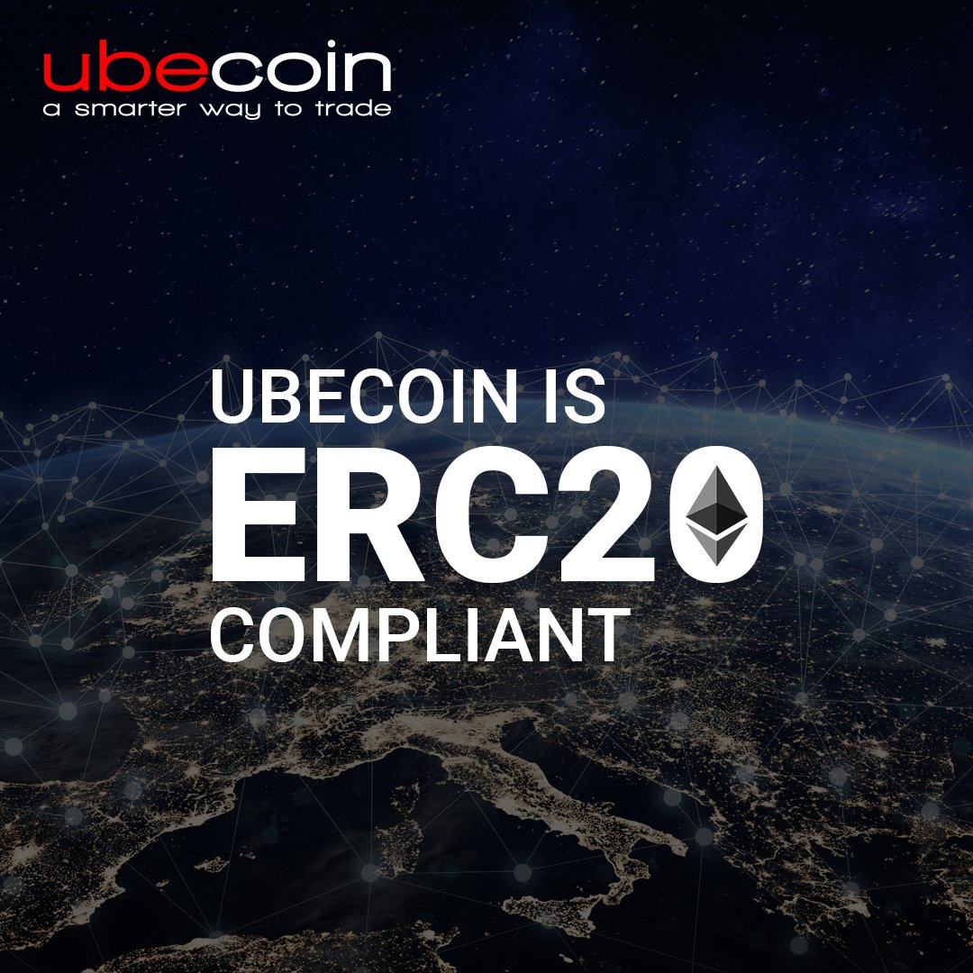 Ubecoin is ERC20 compliant which brings uniformity reduced complexity and enhances the liquidity of tokens.
To know more: ubecoin.com