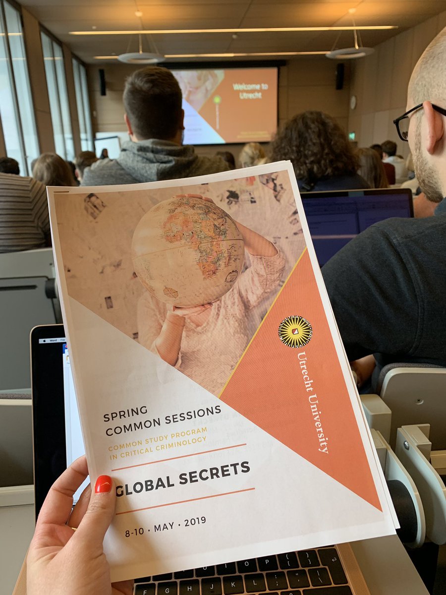 DrEmmaCooke's tweet photo. Excited to be at the Spring Common Sessions in Critical Criminology @UtrechtUni #globalsecrets #utrechtuniversity #commonstudies #phdlife https://t.co/fgus0SqaPq
