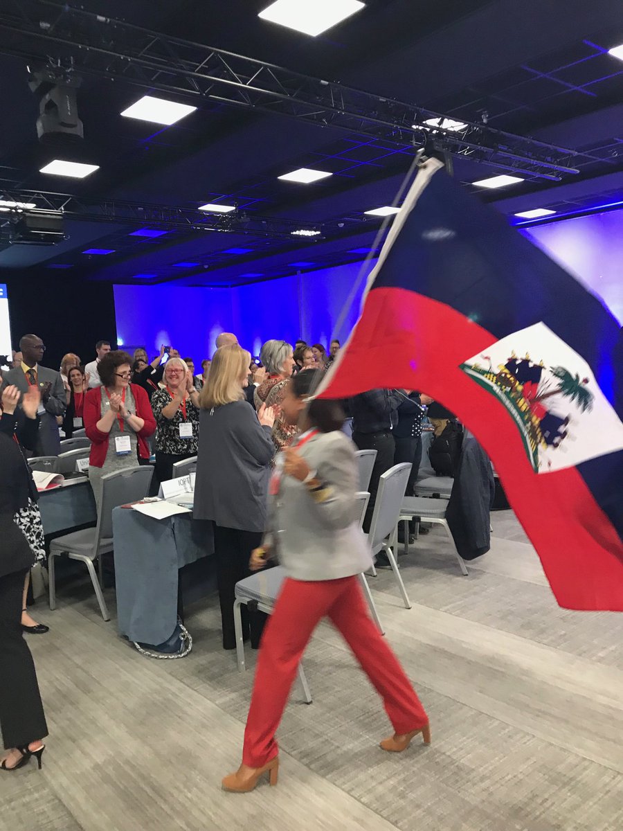 policy4pt's tweet photo. Welcome Haiti to the North American Caribbean Region and as a new member organization of ⁦@WCPT1951⁩ https://t.co/ESiKGCnNIe