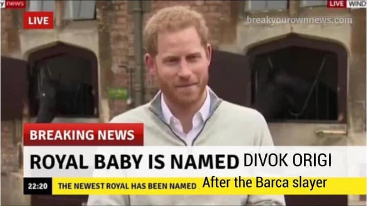 EvolutionChildC's tweet image. We are all still celebrating after last nights #LFCBarca amazing win!!!! And we Couldn’t think of a more perfect Royal name to be fair! 😉🤣😂🙌🏻