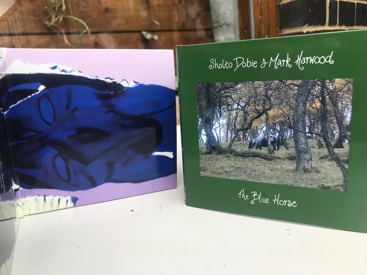 mark_harwood's tweet photo. Now shipping. PP42 Sholto Dobie &amp; Mark Harwood – The Blue Horse CD (I'm proud of the sounds contained within this sucker) w/- @muckle_mouth  2https://www.penultimatepress.com/product/sholto-dobie-mark-harwood-the-blue-horse-cd-2/ https://t.co/3HLZ9SxZlp