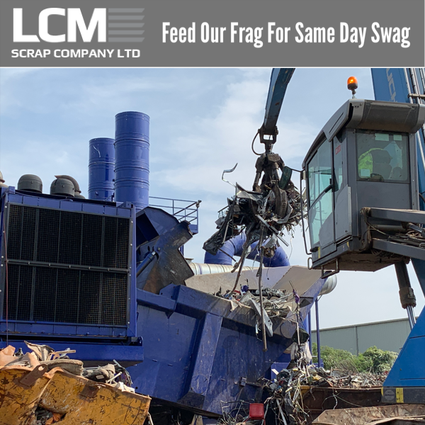 LCMScrapCompany's tweet photo. Feed our frag for some same day swag! - Our frag is hungry and needs your light iron scrap. Bring your light iron to any of our London scrap yards and receive both a great service and a same day payment. Don't just bring light iron though as we accept all scrap metal #scrapmetal https://t.co/U8CGFrKVsH