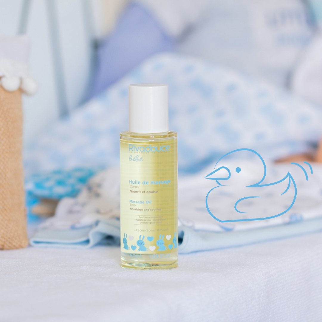 Jour OFF, et si on en profitait pour prendre le temps de masser bébé avec l'Huile de massage Rivadouce bébé ? On adore sa composition à base d'huiles 100% végétales nourrissantes et sa douce odeur de bébé à tomber. L'avez-vous déjà testé ?
bit.ly/2Rc7nqA