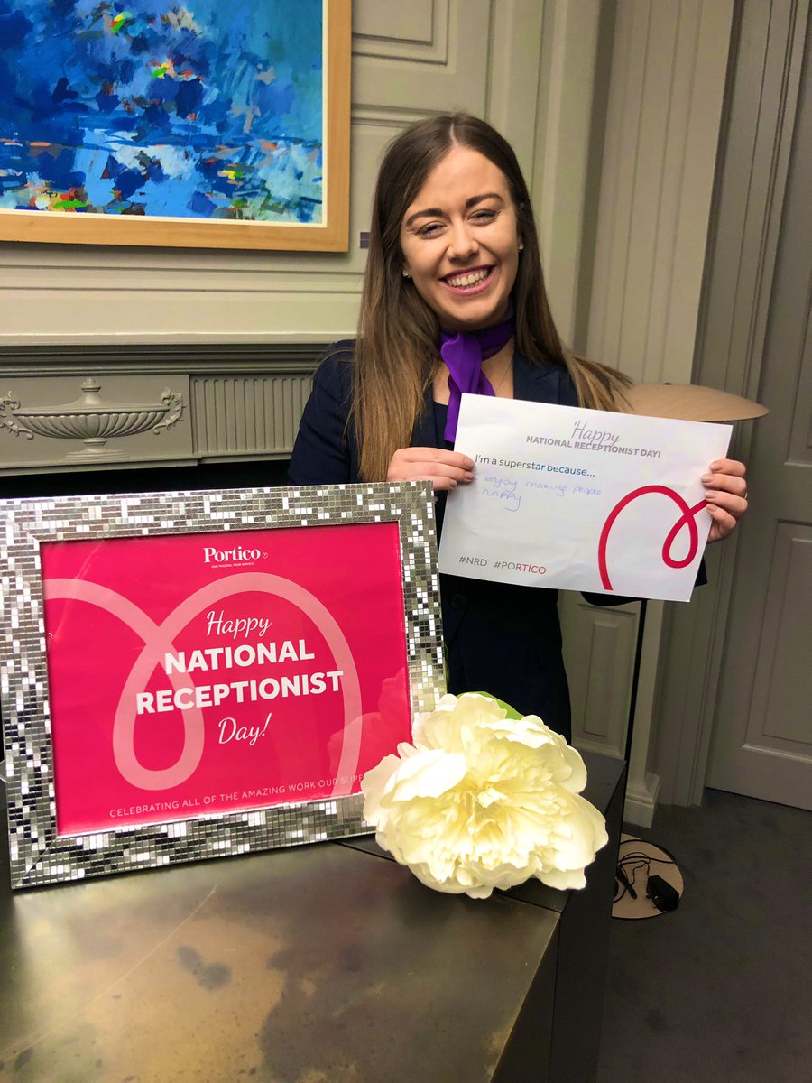 Happy National Receptionist Day 💗💗 #Portico  #Dublin
