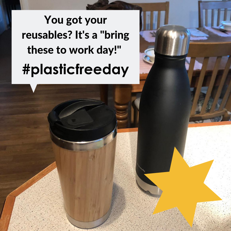 oceangen_'s tweet photo. Happy #plasticfreeday - have you packed your reusables? We challenge you to go #plasticfree for one whole day today. How hard will you find it? Or are you readily prepared? Stay tuned as we share helpful tips along the way. #plastic @RWM_Exhibition https://t.co/Pt03aCCn4A
