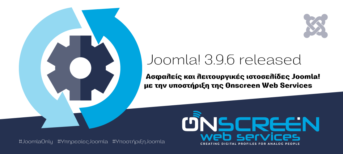 onscreengr's tweet photo. Η #ΑναβάθμισηJoomla στην έκδοση 3.9.6 στις ιστοσελίδες που υποστηρίζονται από την Onsceen έχουν ολοκληρωθεί. #JoomlaOnly   #ΥπηρεσίεςJoomla   #ΥποστήριξηJoomla 
 Η δική σας #ΙστοσελίδαJoomla είναι αναβαθμισμένη;
 https://t.co/o65Bpox0PD https://t.co/A0LK0xfm99