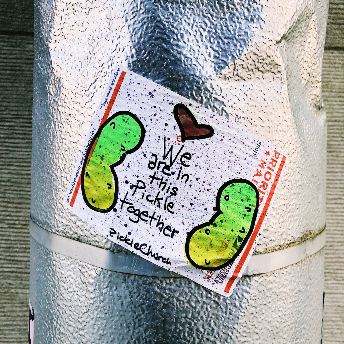 StreetsDept's tweet image. Here's what we currently know about #PickleChurch: 1) They are very clever. 2) They will not yuck your yum. 3) They are working to address the stigma around depression and anxiety...

Read more now on this developing story:  streetsdept.com/2019/05/07/we-…