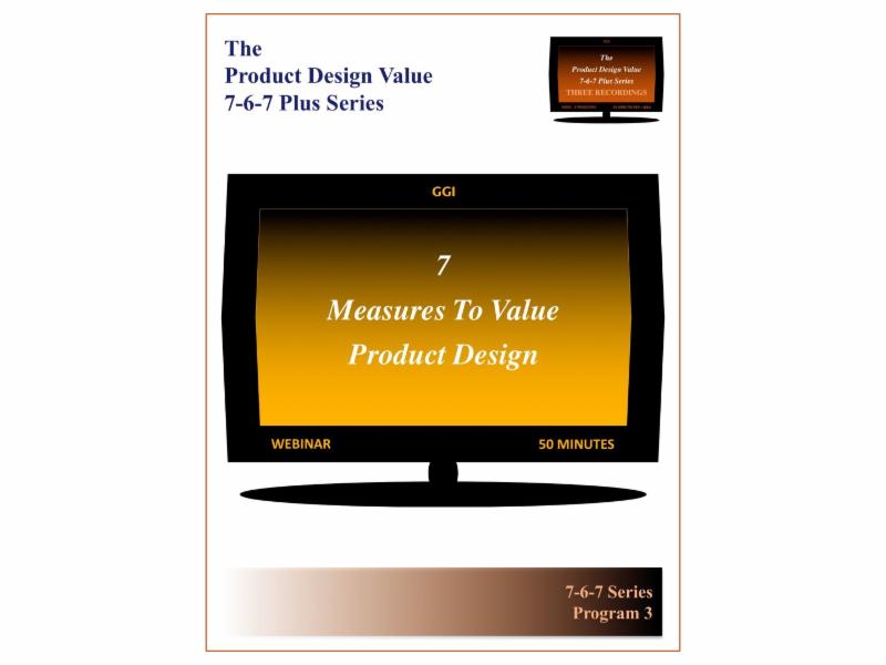 This capstone program for the for the #ProductDesign Value 7-6-7 Series focuses on #metrics that measure the quality and #financial value of product #design, concept to marketplace #performance. #CTO #CIO #CFO #ProductDevelopment #Innovation conta.cc/2H8zfVT