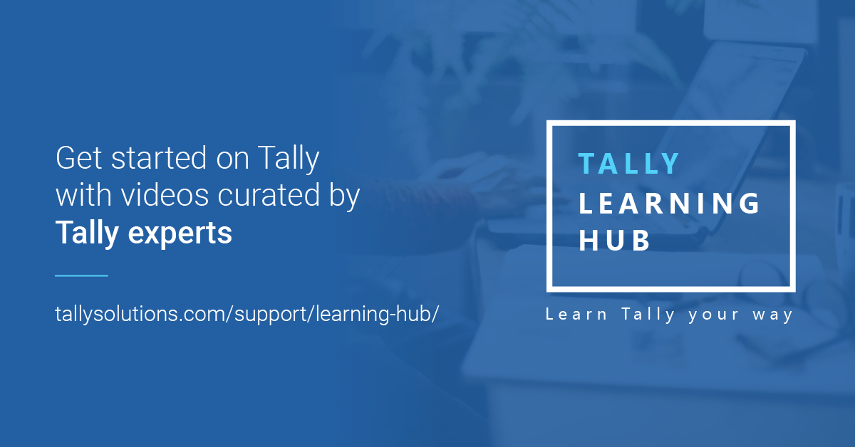tallysolutions's tweet photo. New to Tally? This video series is for you
๐https://t.co/ZNVHEhjXmW
#TallyLearningHub https://t.co/OumNRU88cK