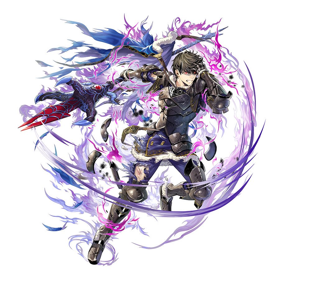 Complete artwork set for Berkut: Purgatorial Prince. #DarknessWithin #FEHeroes🦉