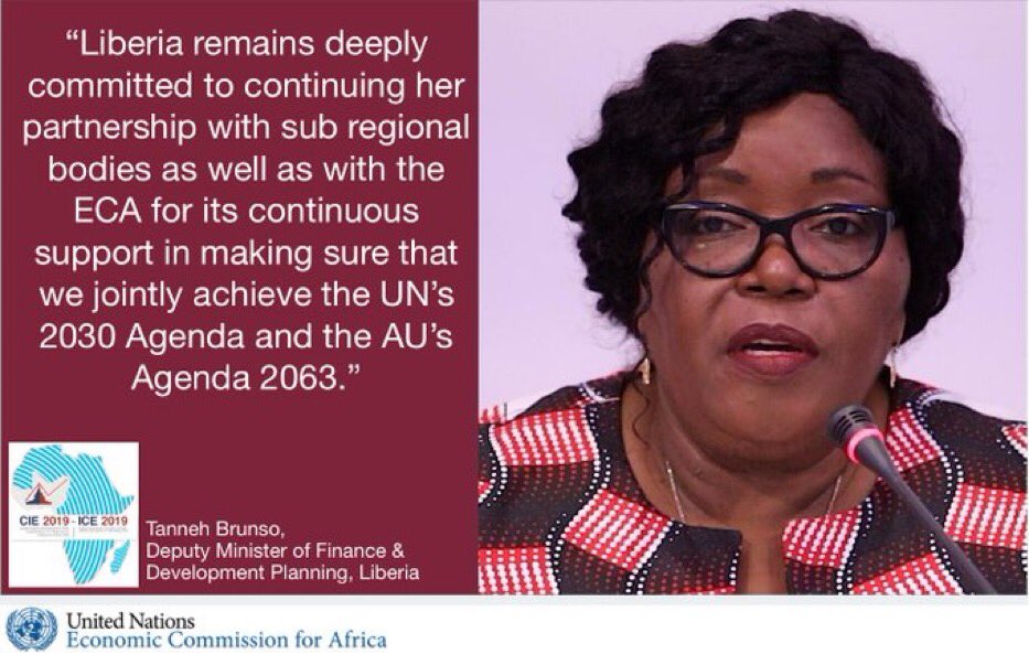 ECA_OFFICIAL's tweet photo. La Ministre adjointe de #FinanceAndDevelopment Planning du #Liberia à la veille de #ICE2019WA à #Robertsfield
avec @BakaryDosso @ECA_SROWA @PrivatDenisAkoc @ochozias @djermakoye_kadi https://t.co/84uv3hy5f8
