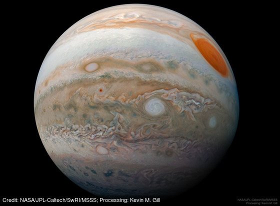 apod's tweet image. Jupiter Marble from Juno: apod.nasa.gov/apod/ap190508.… by @NASA @NASAJPL @swri /MSSS;sProcessing:sKevin M. Gill