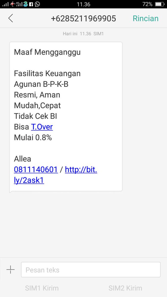 utamabrata's tweet photo. @aduanBRTI @Telkomsel 

SMS yg masuk ke kartu halo saya hari ini.

Kalau tidak ada ketegasan atau tindakan terhadap penyalahgunaan NIK dan KK percuma dibuat peraturan.

Cek orang ini pakai NIK dan KK siapa, benarkah ?

Pengirim : 085211969905
Berita :
- 0811140601 https://t.co/Fh5A9cC7qb