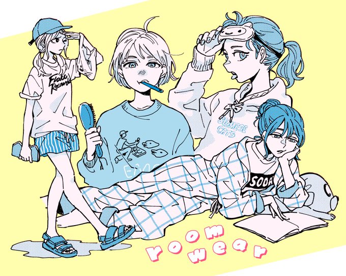 部屋着女子ズ 