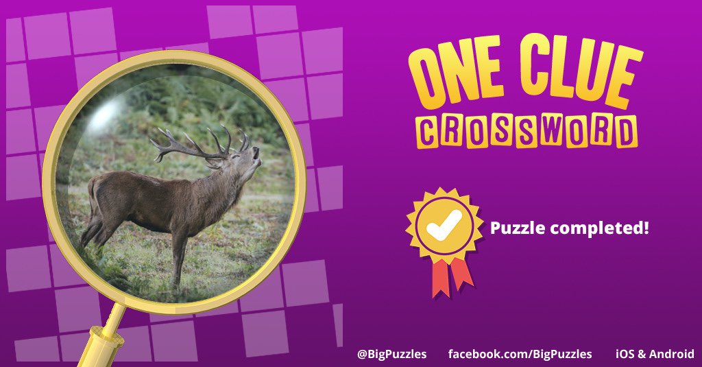 hellens39's tweet image. I completed a puzzle in One Clue Crossword. Play now for free!
onecluecrossword.com #OneClueCrossword