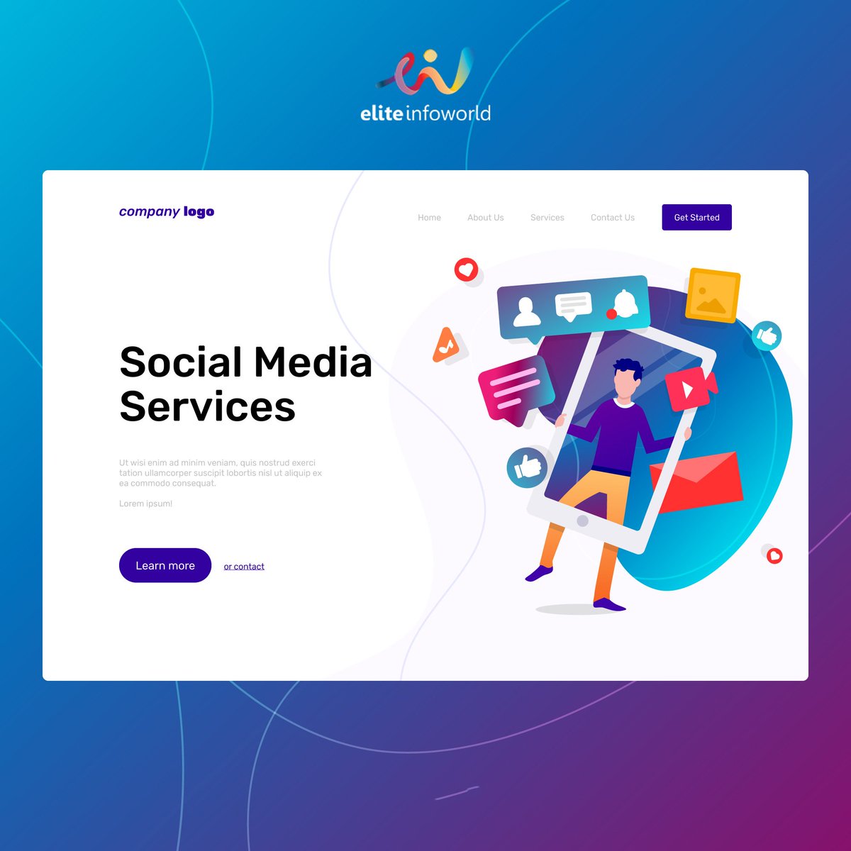 Social media is about people, not about your business. Provide for the people and the people will provide for you.
#Wednesday #WednesdayMorning #WednesdayWisdom #SocialMedia #socialmediamarketing #SocialMediaManagement