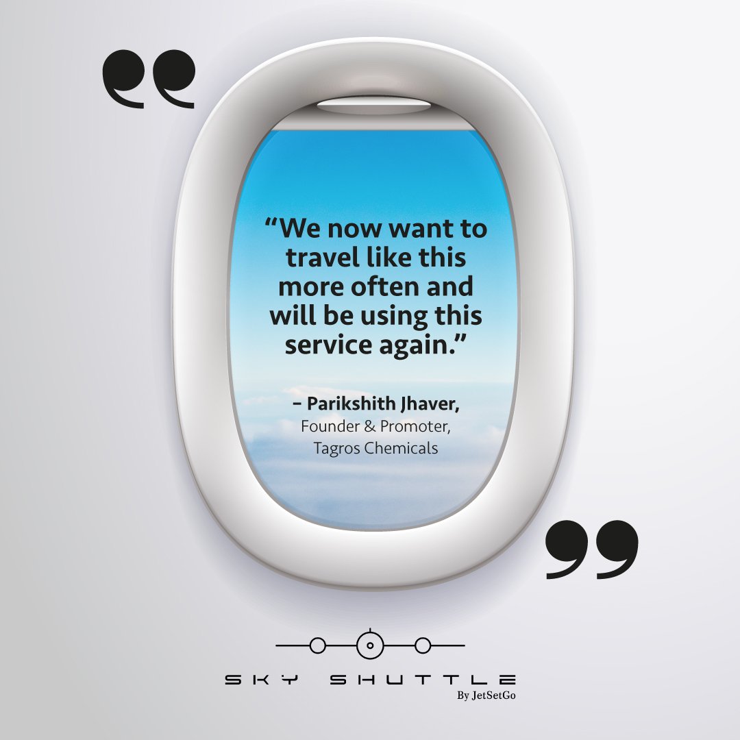 skyshuttleindia's tweet photo. We strive to provide a seamless experience to all our flyers. Thank you for choosing Sky Shuttle.
#BusinessTravel #FrequentFlyer #FlySkyShuttle https://t.co/3QhFeWVrab