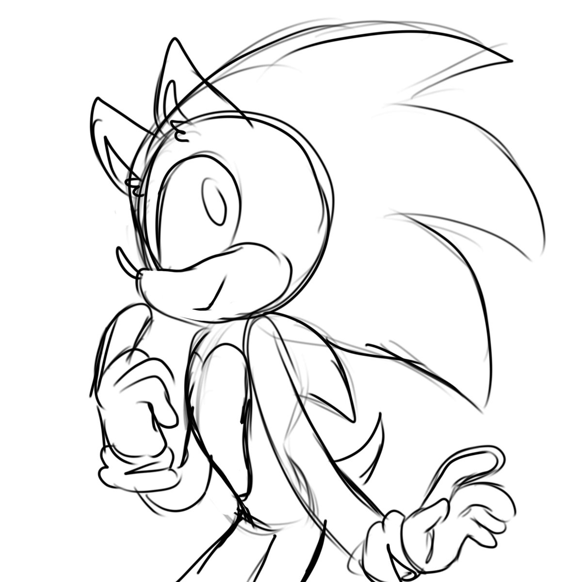 LimeSlimeArts's tweet photo. It's been awhile since i drew Sonic and i forgot that his quills are hard to draw for me djsjkfg https://t.co/yilwgFwPQ0