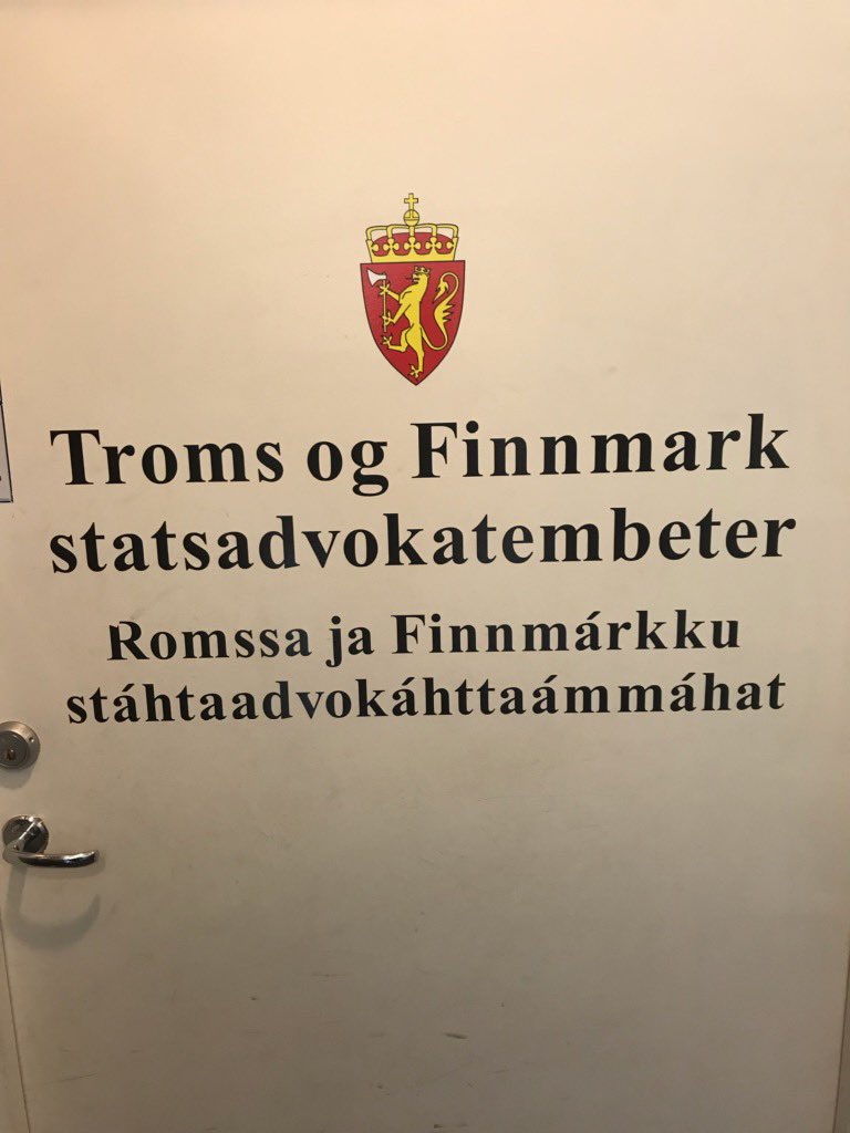 Riksadvokaten's tweet photo. #påtalemøte Troms og Finnmark i Tromsø: riksadvokatens time om #kvalitetsrundskrivet og kontaktforbud med #omvendtvoldsalarm. Andre tema er bl a menneskehandel, brannskader og DNA. #påtalemyndigheten #fagledelse https://t.co/ZotYUIV4WA