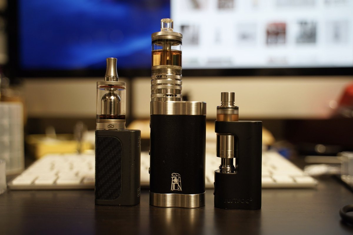 GO_GO_ZEPPELI's tweet photo. 常用マスプロMOD三兄弟

#minivolt #danimini #justfog_q14 #cloudone #taifun_gsl #dvarw16 https://t.co/4V9desrRY9